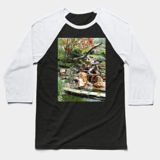 Japanese Garden in Autumn Baseball T-Shirt